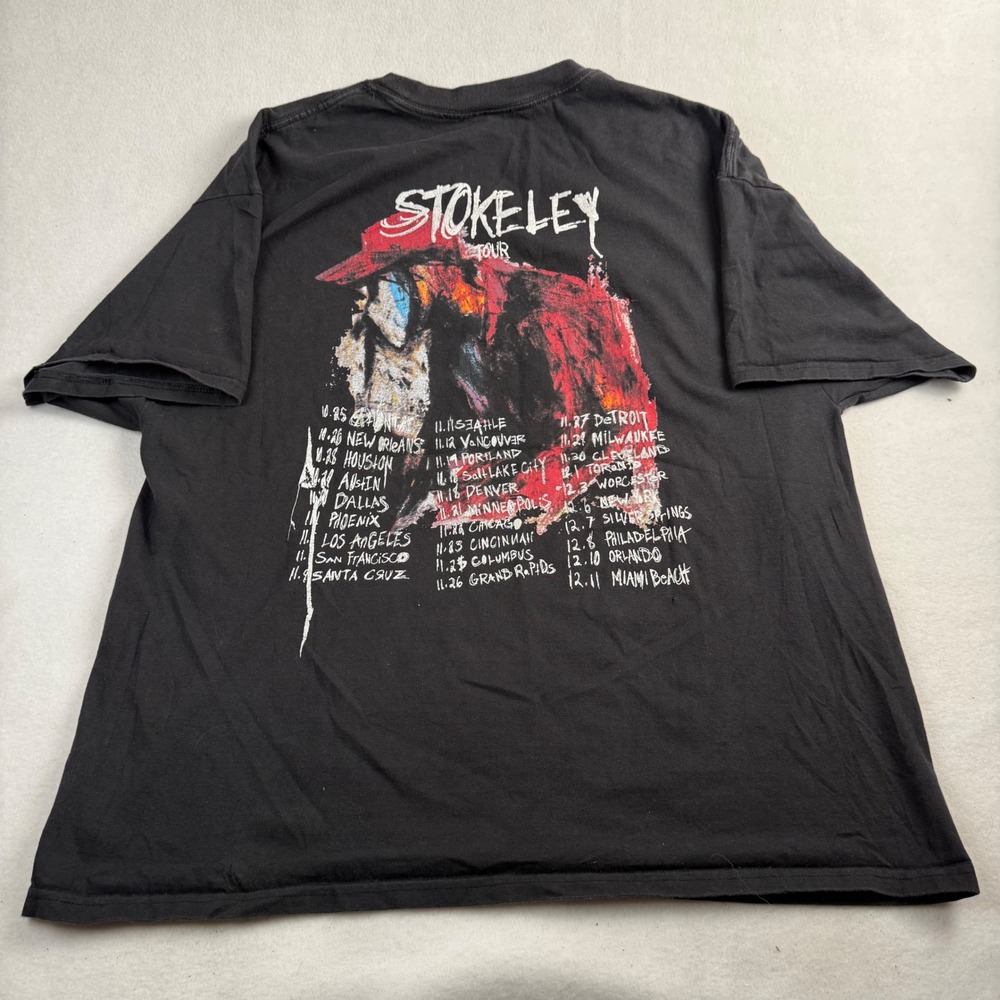 Revenge Ski Mask The Slump God Stokeley Tour Shirt Black Mens XL Graphic Tee - Picture 2 of 9